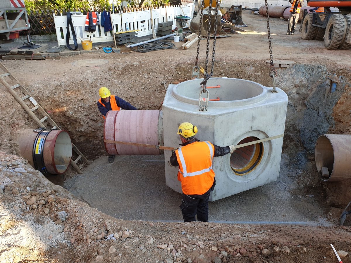 Entw&auml;sserung - Leistung der Dipl.-Ing. SCHEUERMANN u. MARTIN GmbH